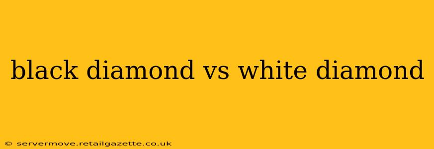 black diamond vs white diamond