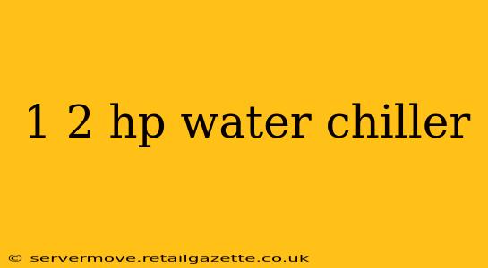 1 2 hp water chiller