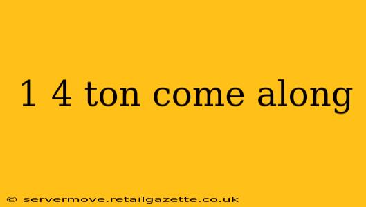 1 4 ton come along