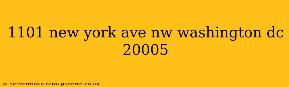 1101 new york ave nw washington dc 20005
