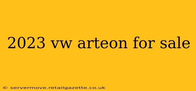 2023 vw arteon for sale