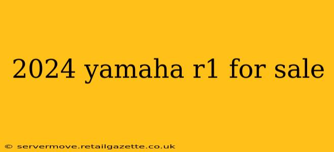 2024 yamaha r1 for sale