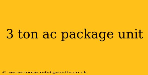 3 ton ac package unit