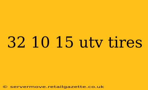 32 10 15 utv tires