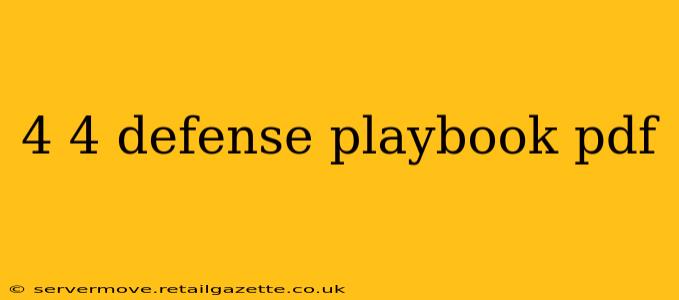 4 4 defense playbook pdf