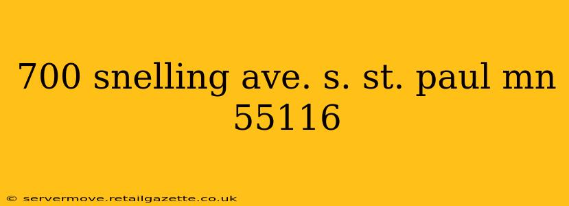 700 snelling ave. s. st. paul mn 55116