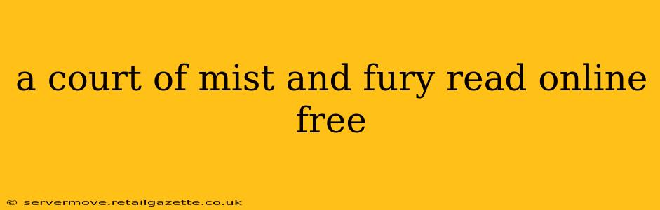 a court of mist and fury read online free