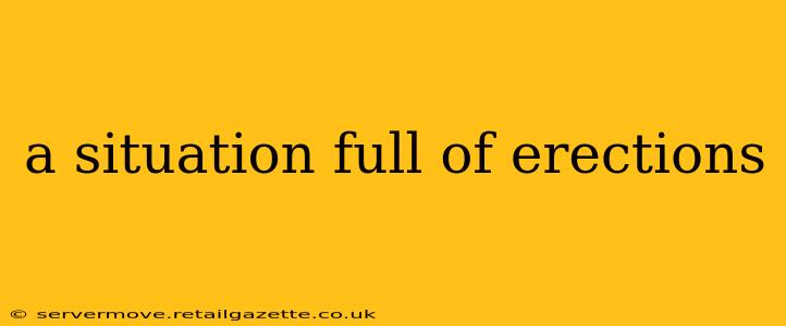 a situation full of erections