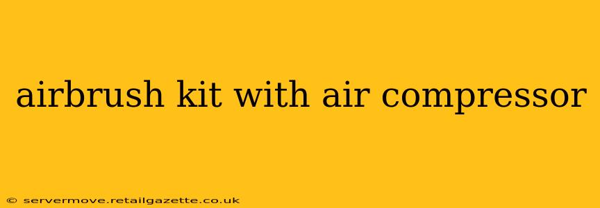airbrush kit with air compressor