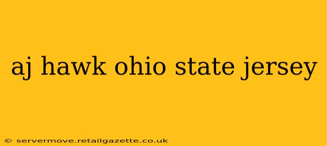 aj hawk ohio state jersey