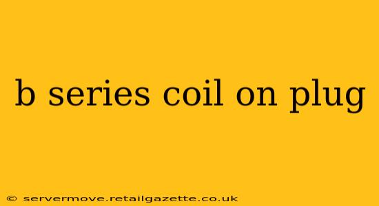 b series coil on plug