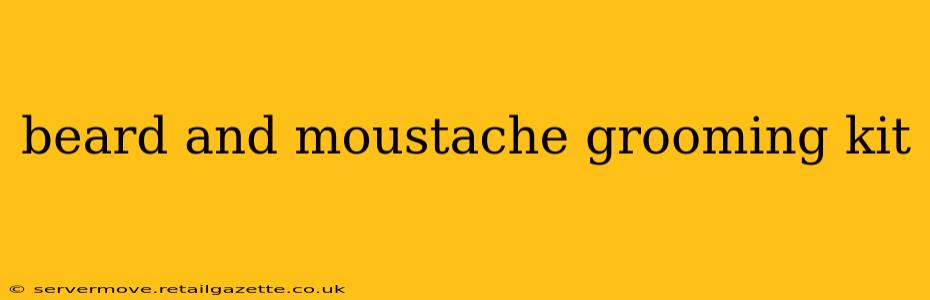 beard and moustache grooming kit
