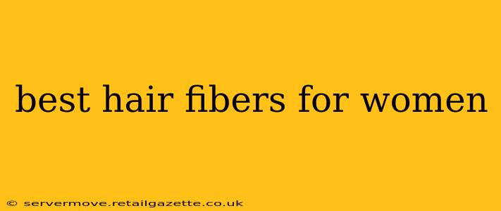 best hair fibers for women