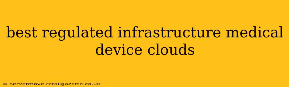 best regulated infrastructure medical device clouds