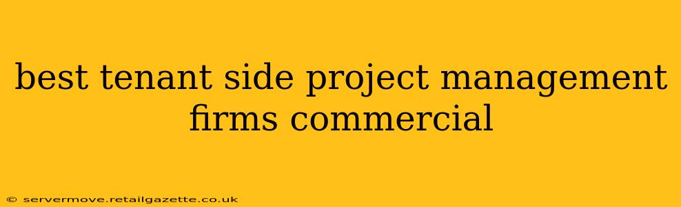 best tenant side project management firms commercial
