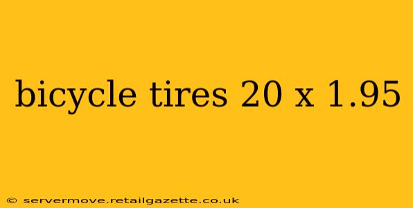 bicycle tires 20 x 1.95