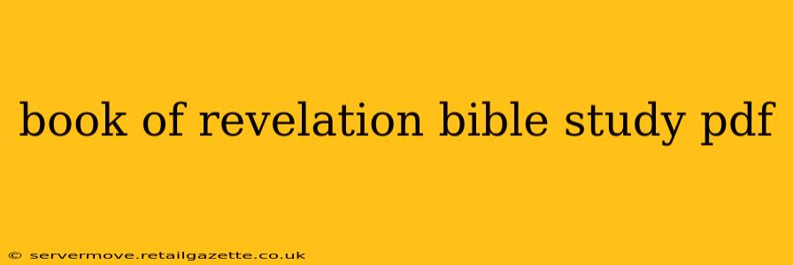 book of revelation bible study pdf