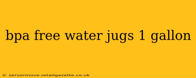 bpa free water jugs 1 gallon