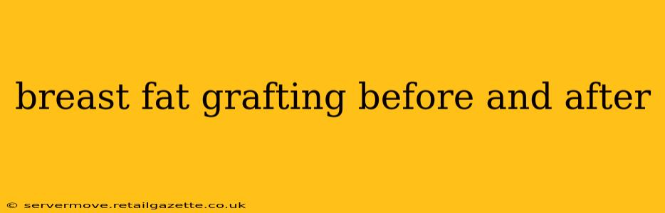 breast fat grafting before and after