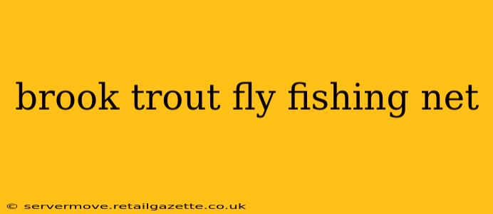 brook trout fly fishing net
