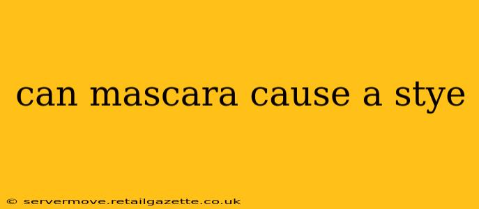 can mascara cause a stye