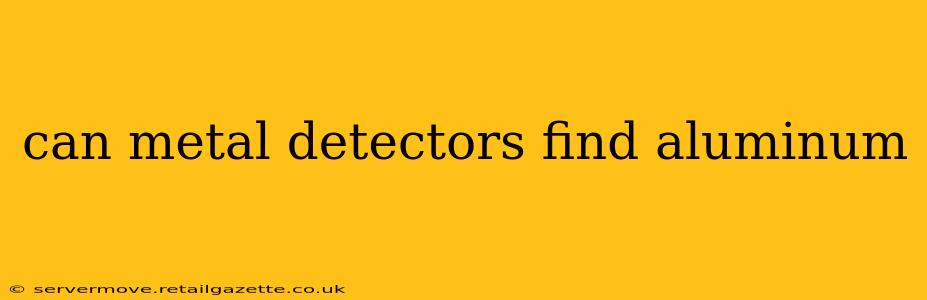can metal detectors find aluminum