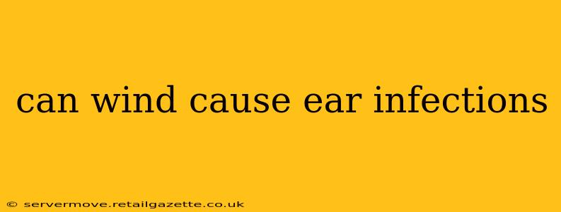 can wind cause ear infections