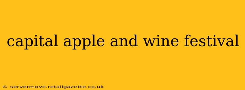 capital apple and wine festival