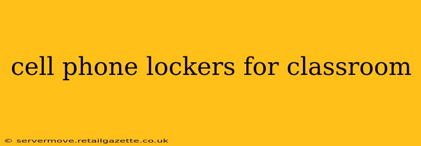 cell phone lockers for classroom