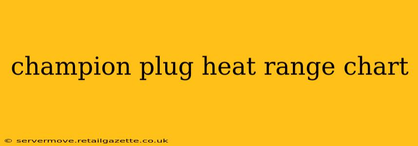 champion plug heat range chart