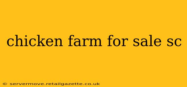 chicken farm for sale sc