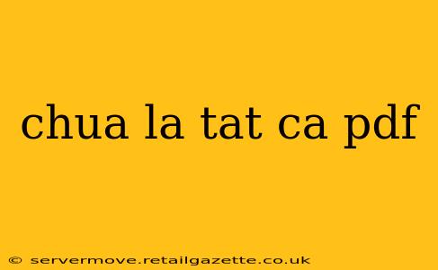 chua la tat ca pdf