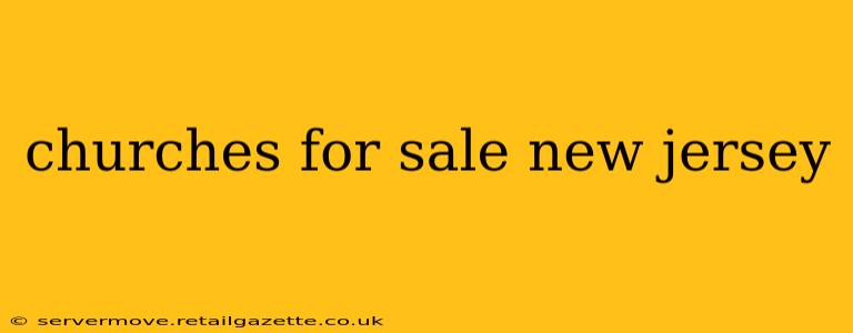 churches for sale new jersey