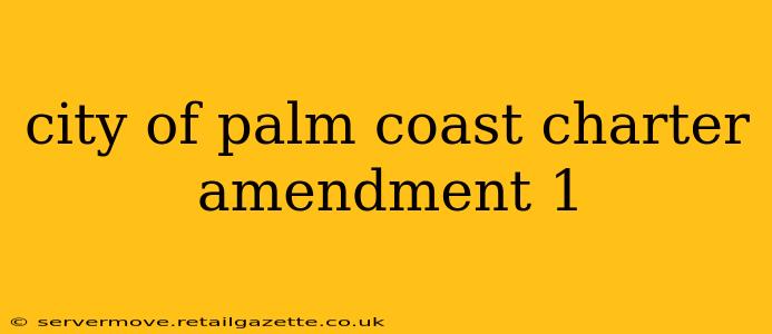 city of palm coast charter amendment 1