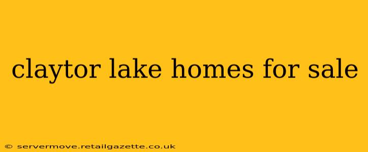 claytor lake homes for sale