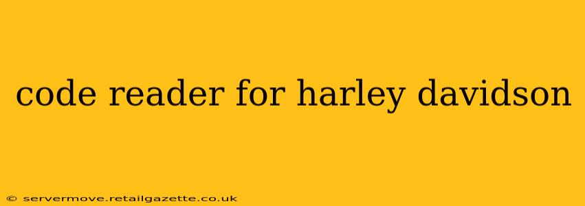 code reader for harley davidson