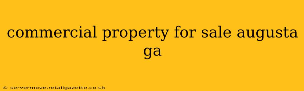 commercial property for sale augusta ga