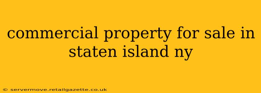 commercial property for sale in staten island ny