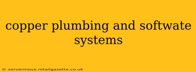 copper plumbing and softwate systems