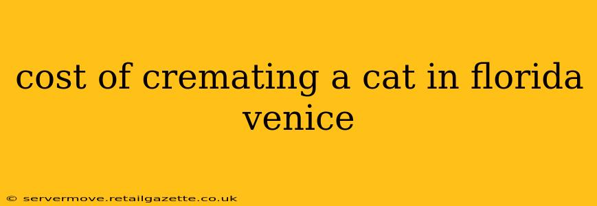 cost of cremating a cat in florida venice