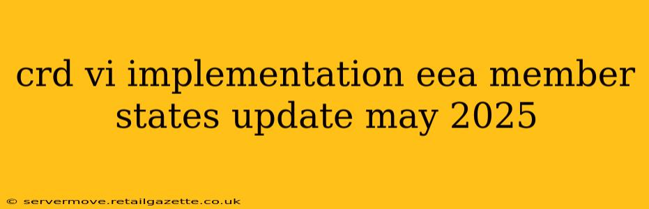 crd vi implementation eea member states update may 2025