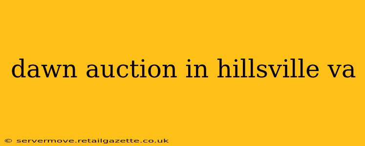 dawn auction in hillsville va