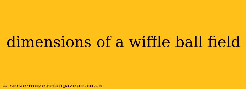 dimensions of a wiffle ball field