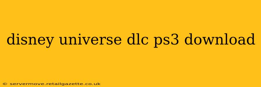 disney universe dlc ps3 download