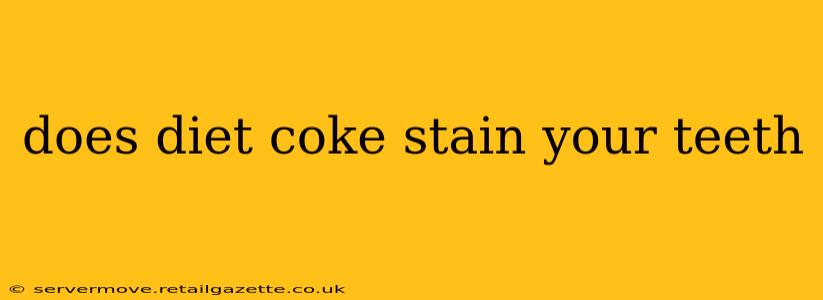 does diet coke stain your teeth