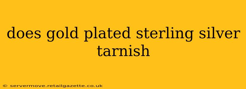 does gold plated sterling silver tarnish