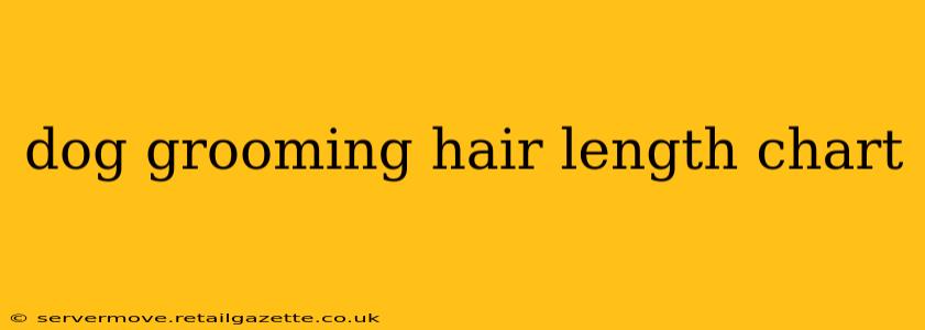 dog grooming hair length chart