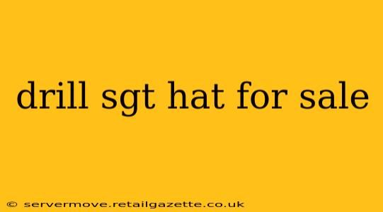 drill sgt hat for sale