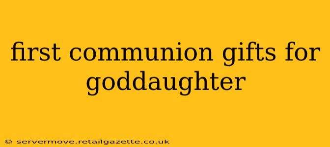 first communion gifts for goddaughter