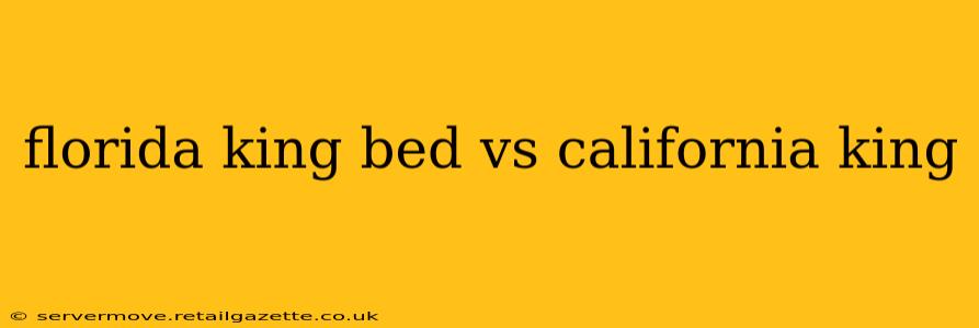 florida king bed vs california king
